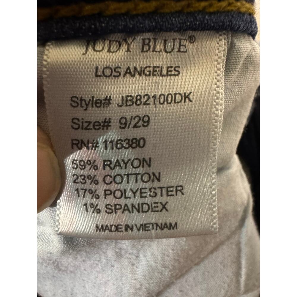 Judy Blue Bootcut Jeans Womens Size 9/29 Fits 8–10 Mid Rise Stretch Denim - Picture 9 of 11